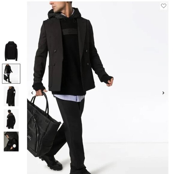 $795 Canada Goose X Juun.J Ashcroft Hoody Black Size M Fits Like Big L / Slim XL - Picture 4 of 7